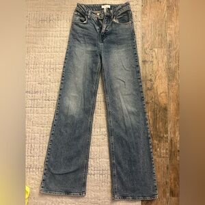 H&M Blue Flare & Wide Leg Jeans for sale
